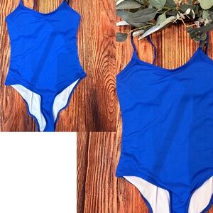 SHEIN Blue One Piece Swimsuit